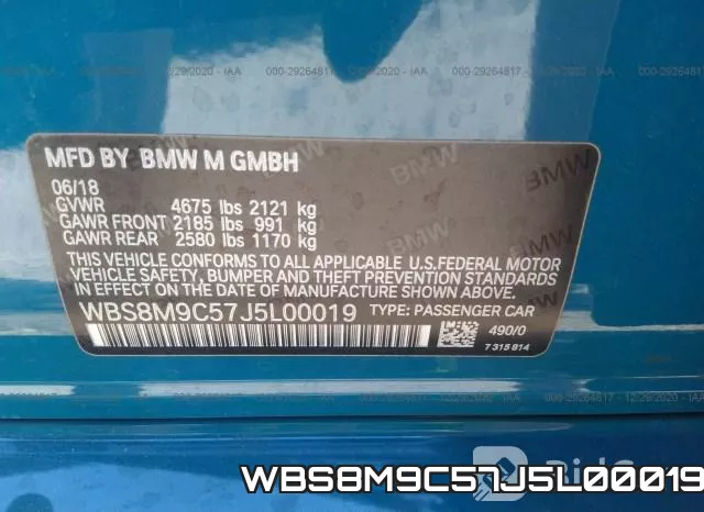 WBS8M9C57J5L00019 фото 7