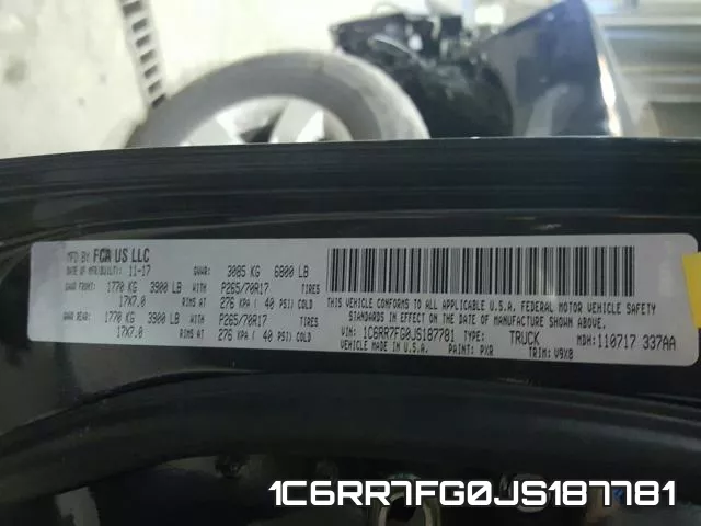 1C6RR7FG0JS187781 фото 2