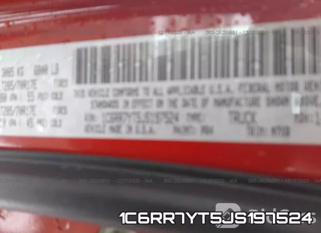 1C6RR7YT5JS197524 фото 9