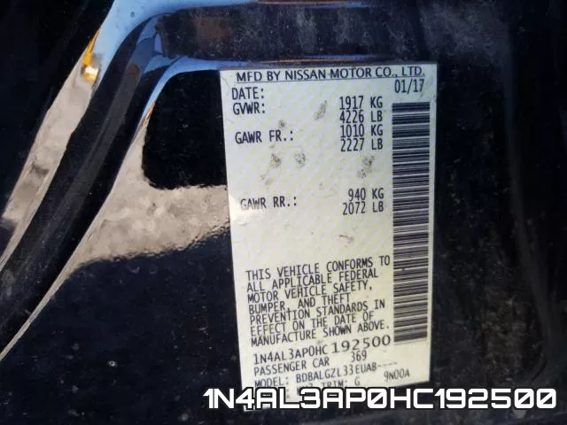 1N4AL3AP0HC192500 фото 2