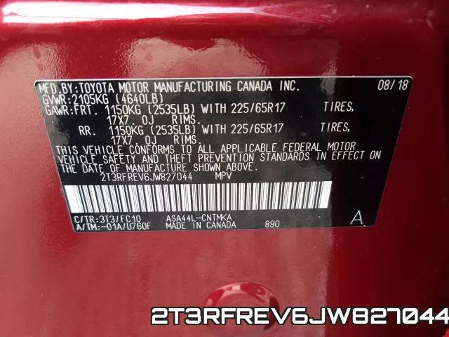 2T3RFREV6JW827044 фото 2