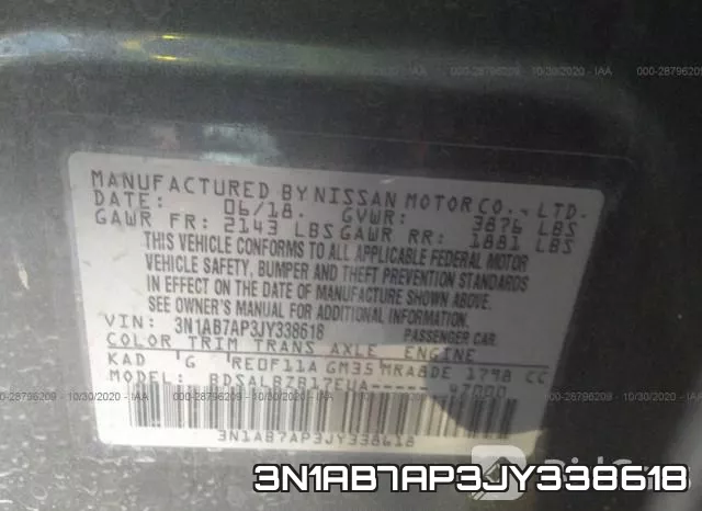 3N1AB7AP3JY338618 фото 8