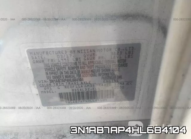 3N1AB7AP4HL684104 фото 10