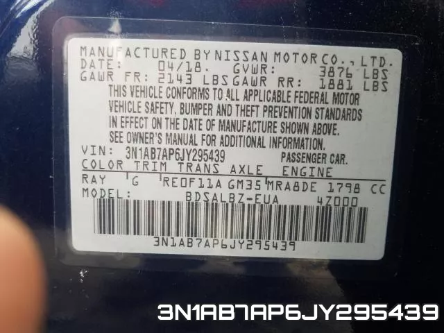 3N1AB7AP6JY295439 фото 2