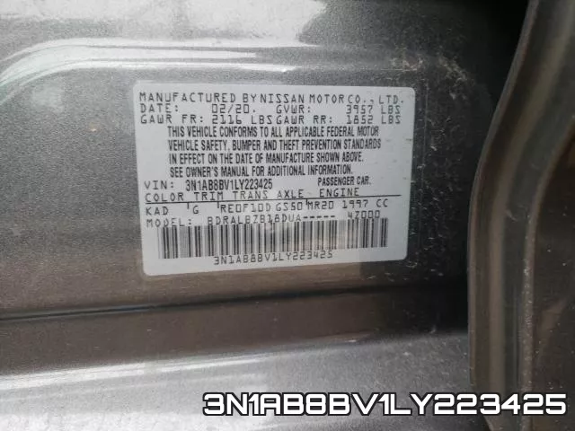 3N1AB8BV1LY223425 фото 2