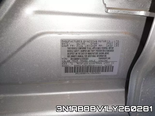 3N1AB8BV1LY260281 фото 2