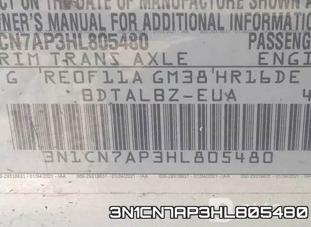 3N1CN7AP3HL805480 фото 9