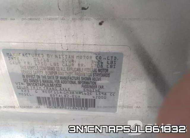3N1CN7AP5JL861832 фото 10