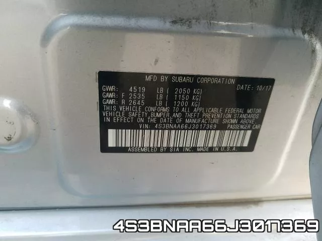 4S3BNAA66J3017369 фото 2