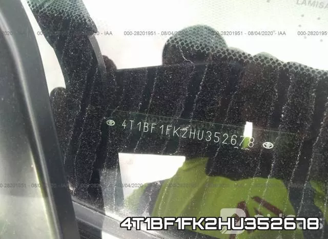 4T1BF1FK2HU352678 фото 9