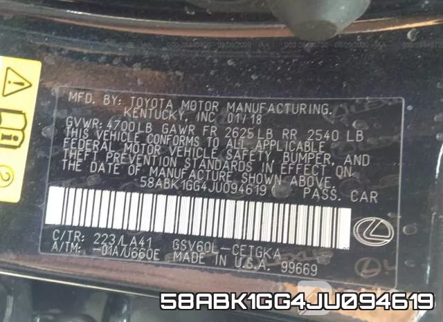 58ABK1GG4JU094619 фото 10