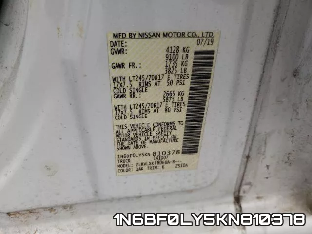 1N6BF0LY5KN810378 фото 2