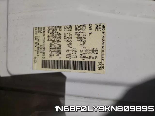 1N6BF0LY9KN809895 фото 2