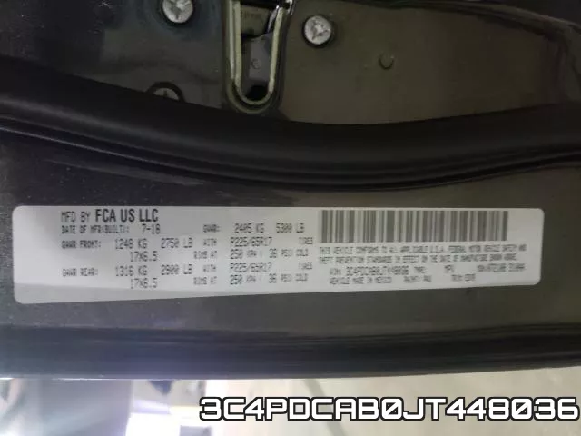 3C4PDCAB0JT448036 фото 2