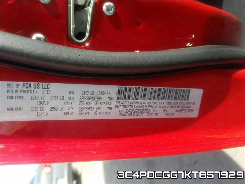 3C4PDCGG7KT857929 фото 2