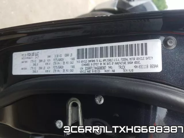 3C6RR7LTXHG688387 фото 2