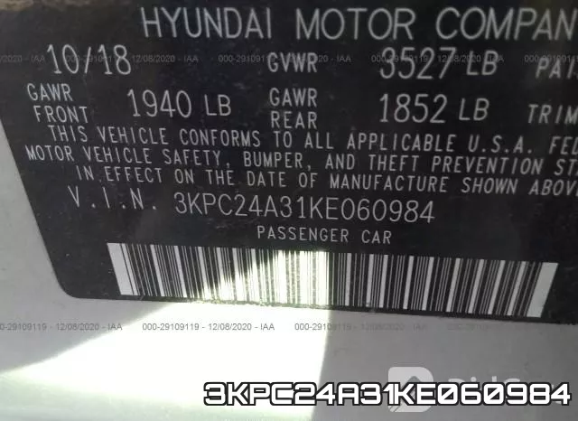 3KPC24A31KE060984 фото 10