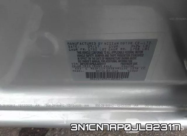 3N1CN7AP0JL823117 фото 8