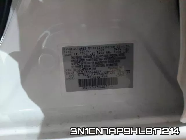 3N1CN7AP9HL817214 фото 2