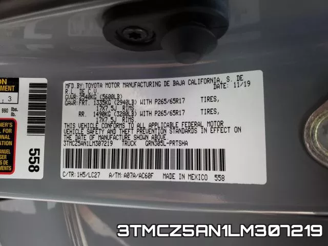 3TMCZ5AN1LM307219 фото 2