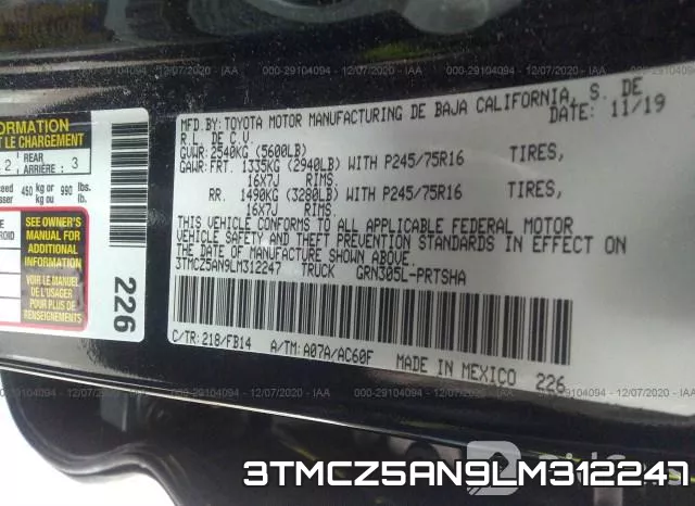 3TMCZ5AN9LM312247 фото 9