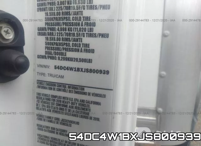 54DC4W1BXJS800939 фото 9