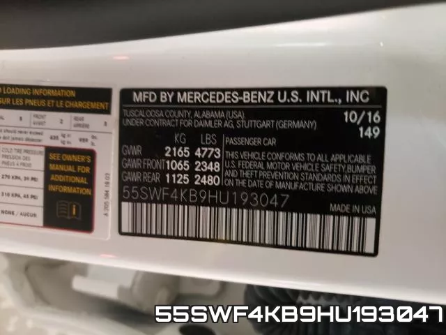 55SWF4KB9HU193047 фото 2