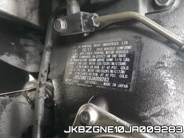 JKBZGNE10JA009283 фото 2
