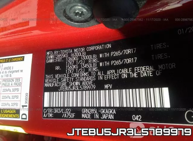 JTEBU5JR3L5789979 фото 10