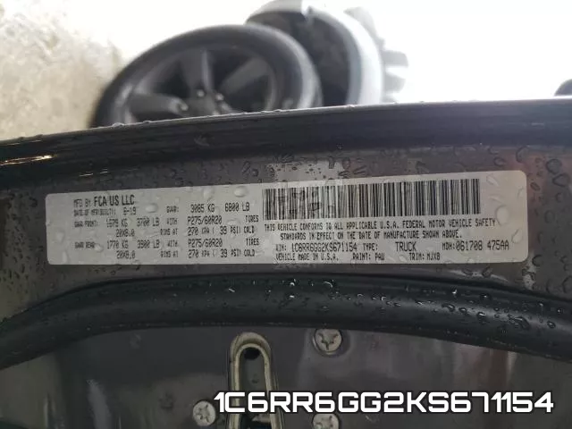 1C6RR6GG2KS671154 фото 2