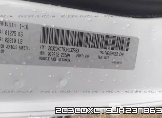 2C3CDXCT9JH237863 фото 8