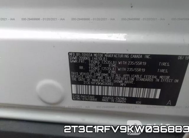 2T3C1RFV9KW036883 фото 10