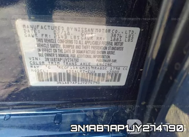3N1AB7AP1JY274790 фото 10