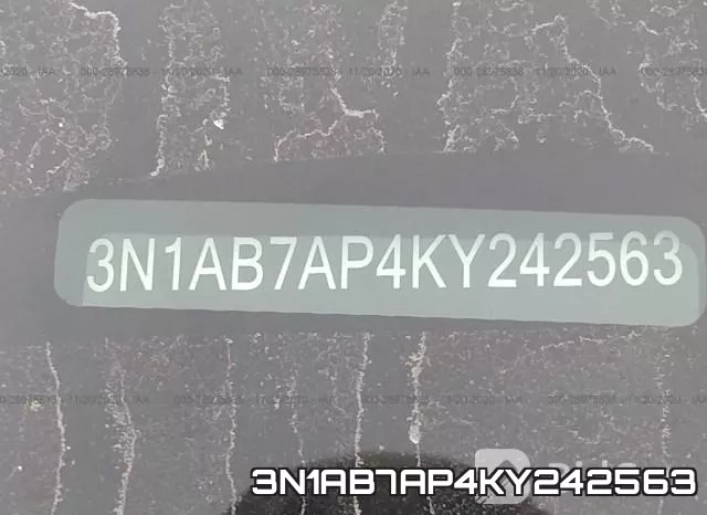 3N1AB7AP4KY242563 фото 9