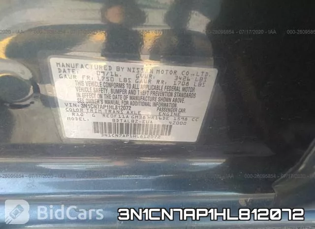 3N1CN7AP1HL812072 фото 8