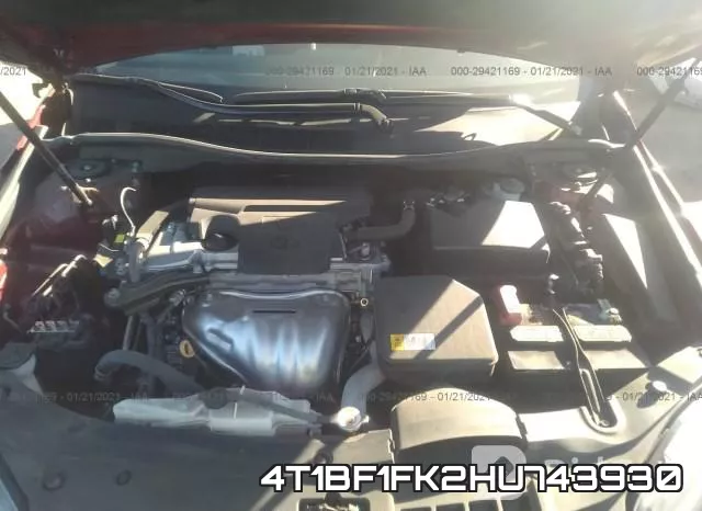 4T1BF1FK2HU743930 фото 2