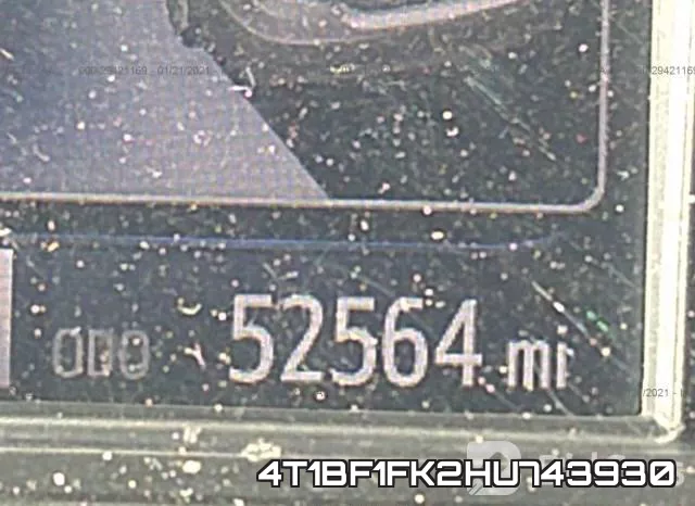 4T1BF1FK2HU743930 фото 7