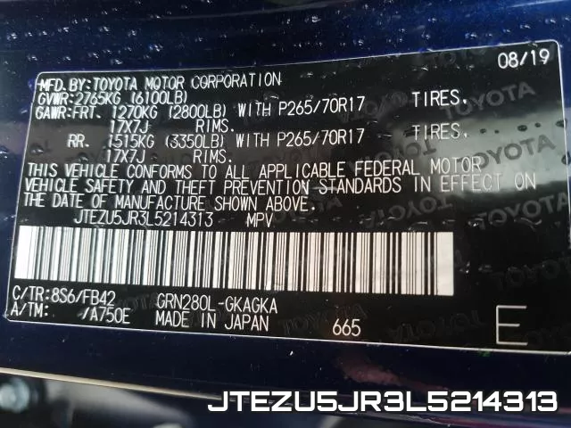 JTEZU5JR3L5214313 фото 2