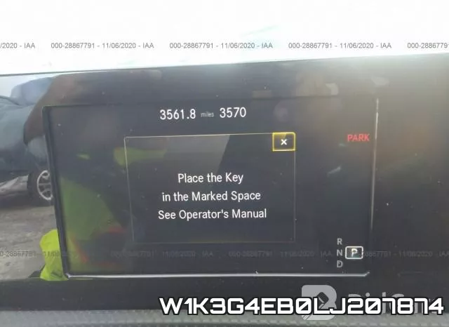 W1K3G4EB0LJ207874 фото 8