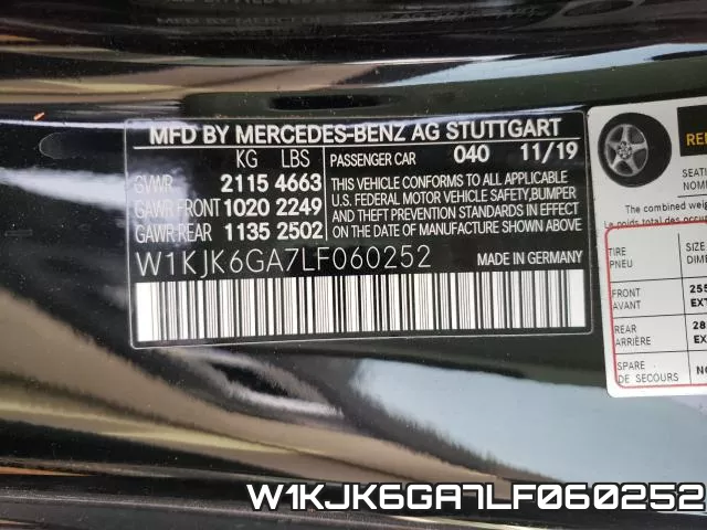 W1KJK6GA7LF060252 фото 2