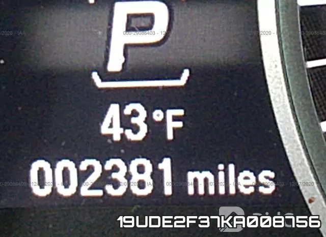 19UDE2F37KA008756 фото 8