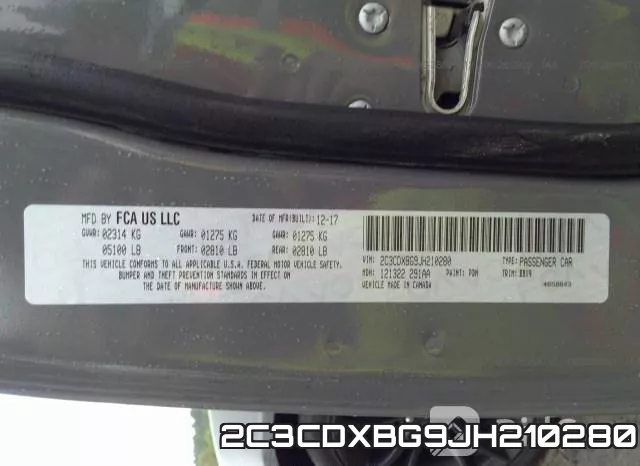 2C3CDXBG9JH210280 фото 9