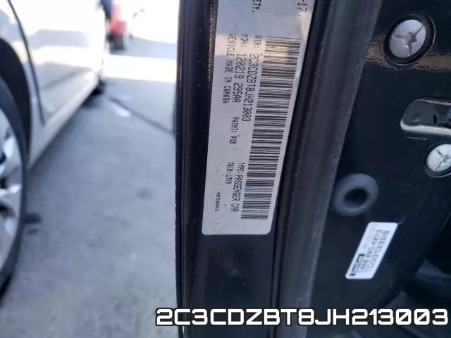 2C3CDZBT8JH213003 фото 2