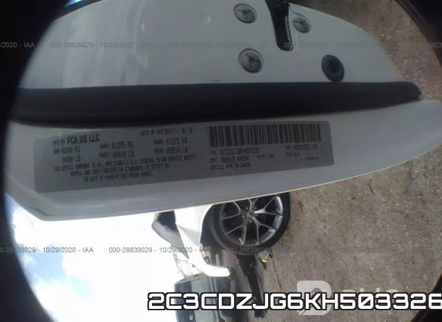 2C3CDZJG6KH503326 фото 10