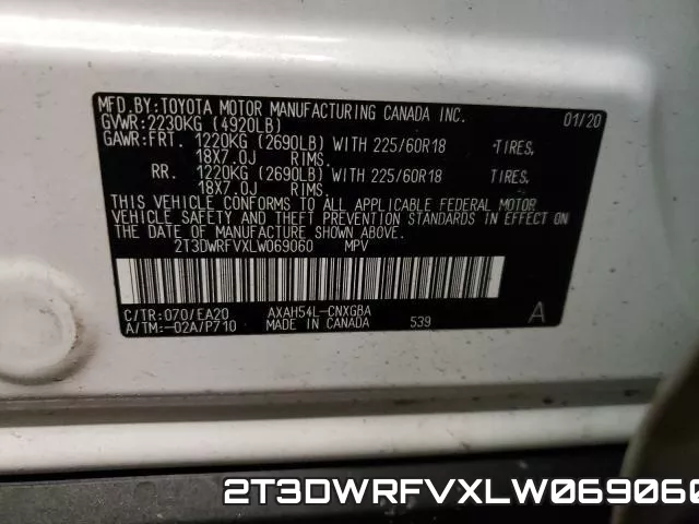 2T3DWRFVXLW069060 фото 2
