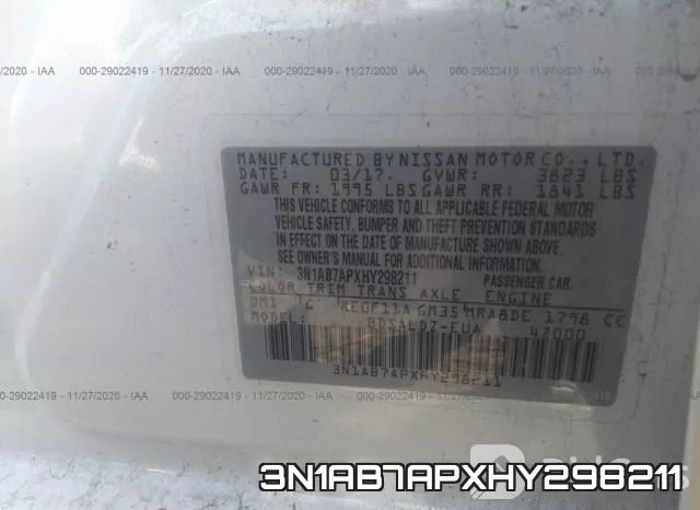 3N1AB7APXHY298211 фото 10