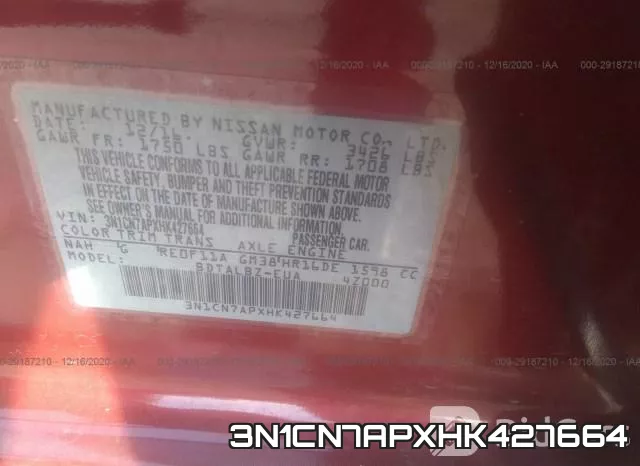 3N1CN7APXHK427664 фото 9