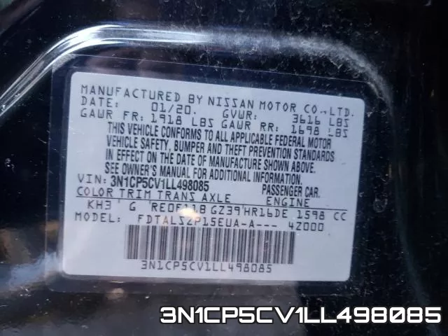 3N1CP5CV1LL498085 фото 2