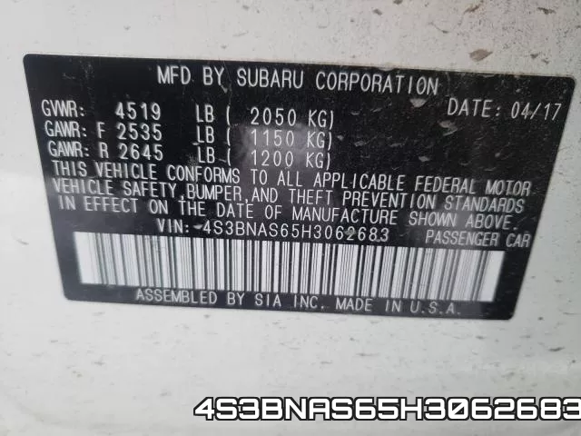 4S3BNAS65H3062683 фото 2
