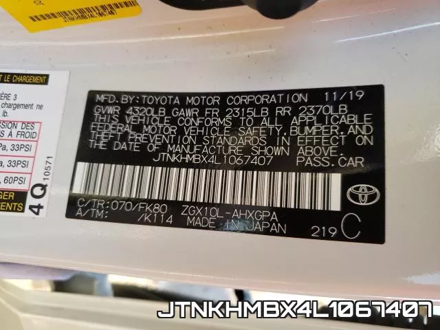 JTNKHMBX4L1067407 фото 2